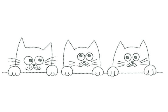 3 Cats: A Designer’s Review for Holiday Embroidery