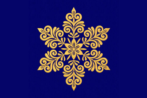 Gold Snowflake: A Seller’s Review for Holiday Embroidery