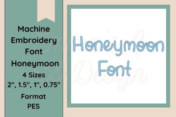 Honeymoon Embroidery Font Review