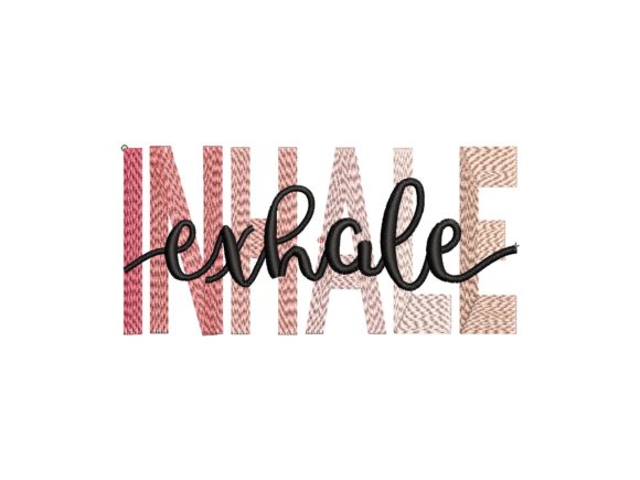 Inhale Exhale Gradient: A Holiday Embroidery Review