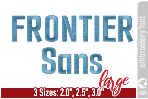 Review: Frontier Sans Embroidery Font Small