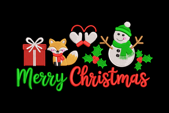 Review: Merry Christmas Friends Scene Embroidery