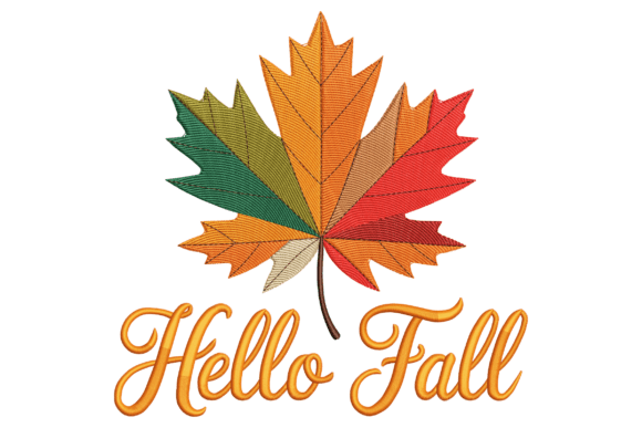 Review: Modern Hello Fall Maple Leaf Design
