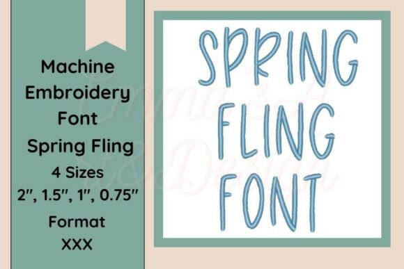 Reviewing Spring Fling Font Embroidery XXX Format