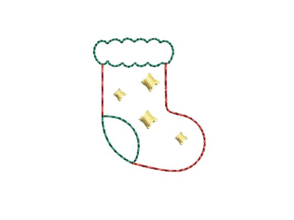 Reviewing the Small Christmas Sock Embroidery Design